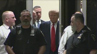 President Trump spotted ahead of arraignment