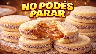 You CAN'T STOP eating these cornstarch alfajores (soft and addictive)