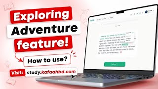 Kafa'ah Study Corner এ চলে এসেছে Adventure Feature💓এখন পড়াশোনা হবে গল্প আকারে💥