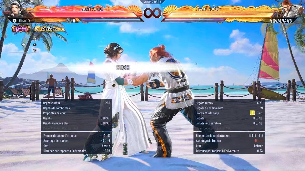 TEKKEN8 Vs Hwoarang punition dechoppe 1