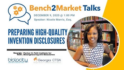 Preparing High-Quality Invention Disclosures 12/9/2020