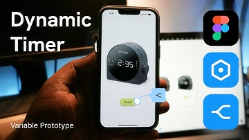 Super easy Dynamic Timer in Figma: Mastering Set & Conditional Variables for Interactive Prototypes