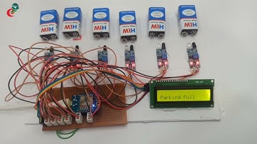 Smart Parking Management System Using Wemos Microcontroller || NodeMCU esp8266 || eBhoot Electronics