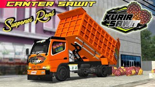 SHARE MOD ‼️ CANTER DUMP MUATAN SAWIT ||  BUSSID UPDATE V8