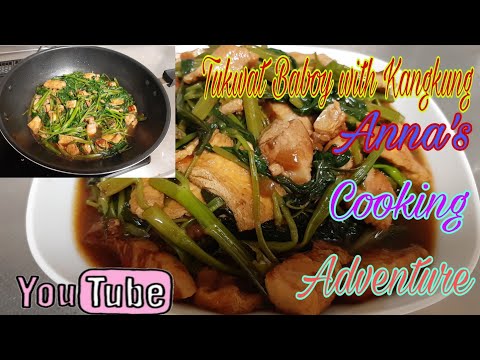Wie kochen Tukwat Baboy mit kangkung