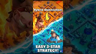 How to path your Hybrid like a pro!😎It's still unstoppable!  #coc #fyp #th14 #hogrider