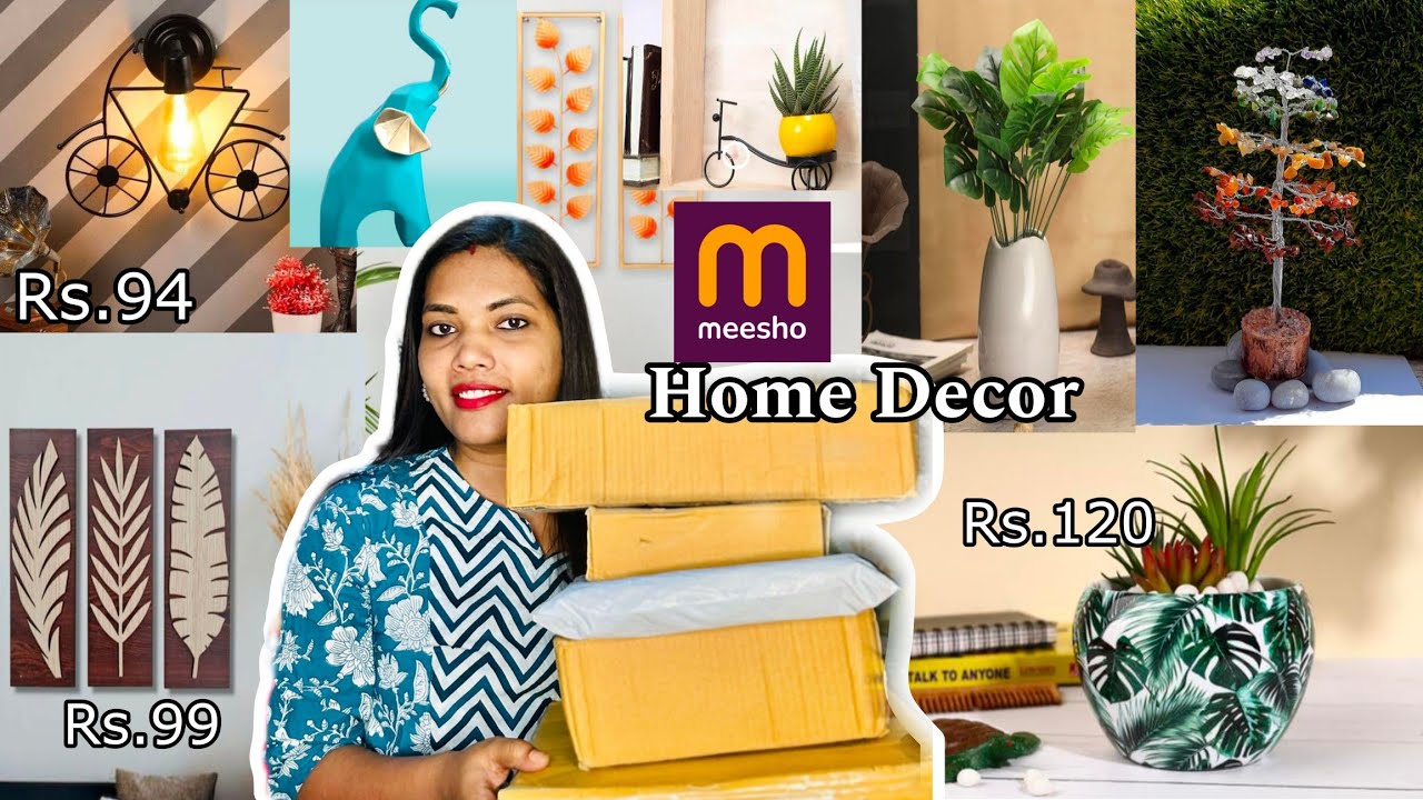 Huge Meesho Home Decor Haul Starts Rs. 94 / latest & Cheapest Decor