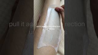 How to use veet wax strips at home / review / best results.   #shorts