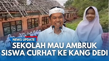 KANG DEDI SENTIL BUPATI TASIK! Soal SDN Curugtelu di Tasikmalaya, 2 Tahun Sekolah Ambruk