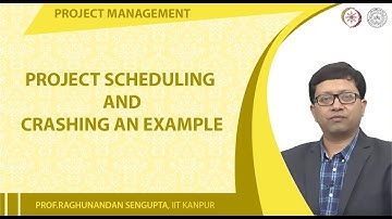 Project scheduling and Crashing  An Example