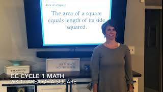 CC Wk 17 - Math Area of a Square