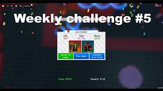 How to beat the weekly challenge #5 in Retro tower defense solo