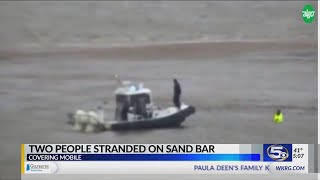 Two rescued from sinking boat in Mobile Bay