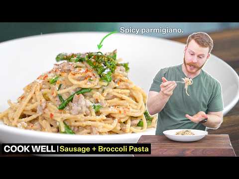 Whole Wheat Pasta with Italian Sausage & Broccolini