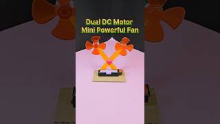 Dual DC Motor Mini Powerful Fan #fan #shorts #dcmotorfan