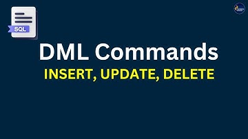DML Commands in SQL | Insert Update Delete Commands | SQL Tutorial for Beginners in Hindi