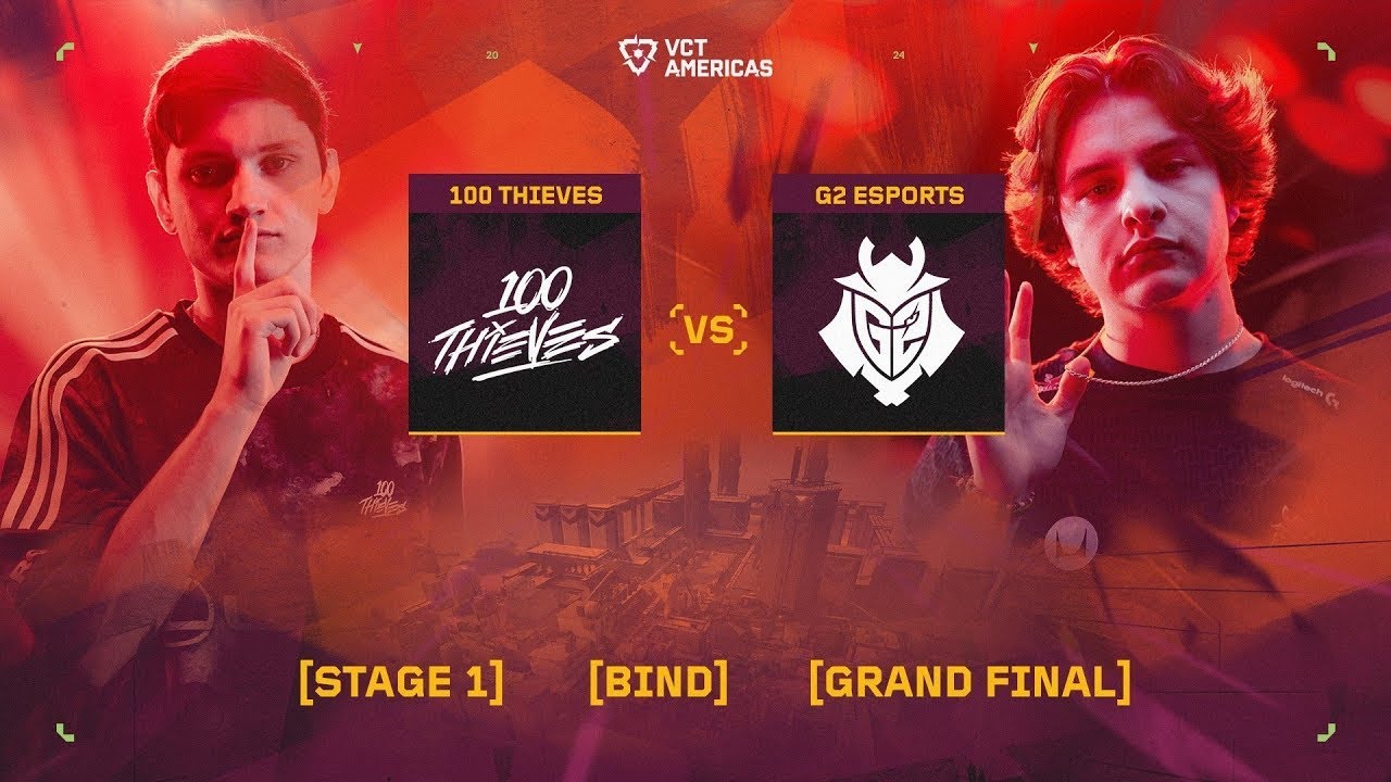 100 Thieves vs G2 Esports - HIGHLIGHTS  Champions Tour 2024 Americas Stage 1