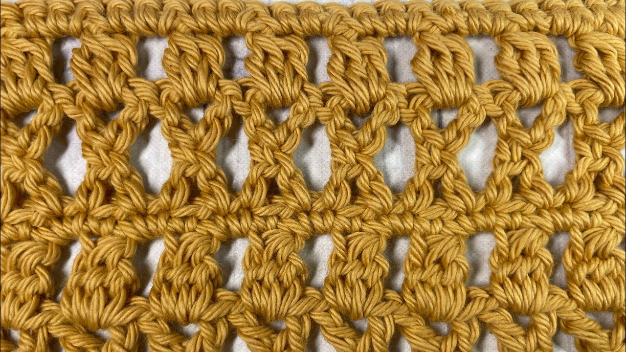 Узор «Крестики и кластеры» | Как вязать крючком