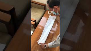 堀川病院手作りガウン①　「腕」編