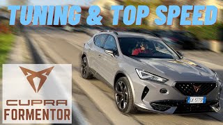 CUPRA FORMENTOR TSI - FLASHMAP TUNING - TOP SPEED TEST - INSTA360 X3 - 4K