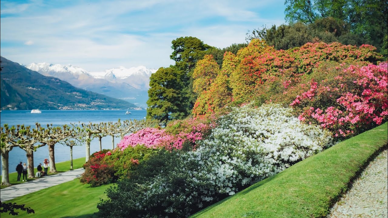 4K HDR - I Giardino di Villa Melzi, Como - aprile 2023