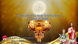 June 2, 2024 / The Solemnity of the Most Holy Body and Blood of Christ