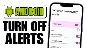 How to Turn Off Emergency Alerts on Your Android Device 2025 | Stop AMBER & Extreme Notifications