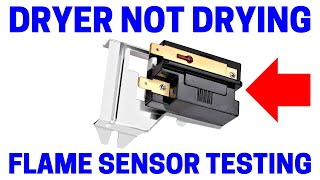 Gas Dryer Not Drying - How To Test The Flame Sensor In Seconds! by proclaimliberty2000 1,614 views 10 months ago 3 minutes, 11 seconds