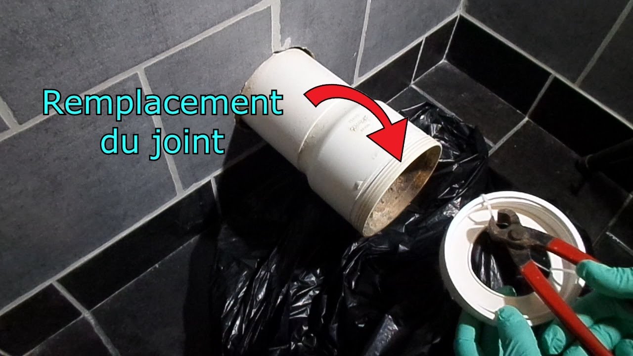 Comment remplacer un joint de pipe d'évacuation sanitaire (WC)? 