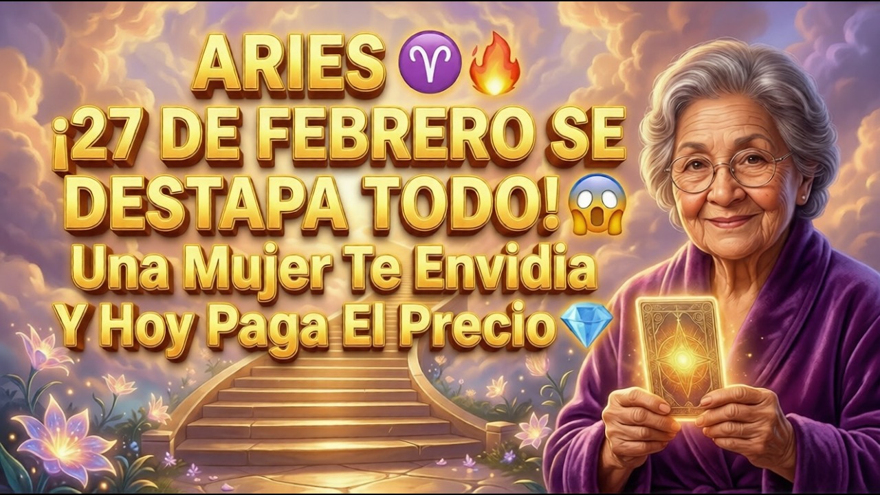 ARIES ♈🔥 ¡27 DE FEBRERO SE DESTAPA TODO! 😱 Una Mujer Te Envidia Y Hoy Paga El Precio 💎