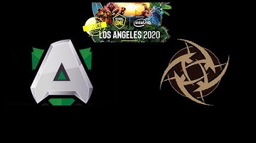 Alliance vs NiP ESL One LA 2020 Online Highlights Dota 2