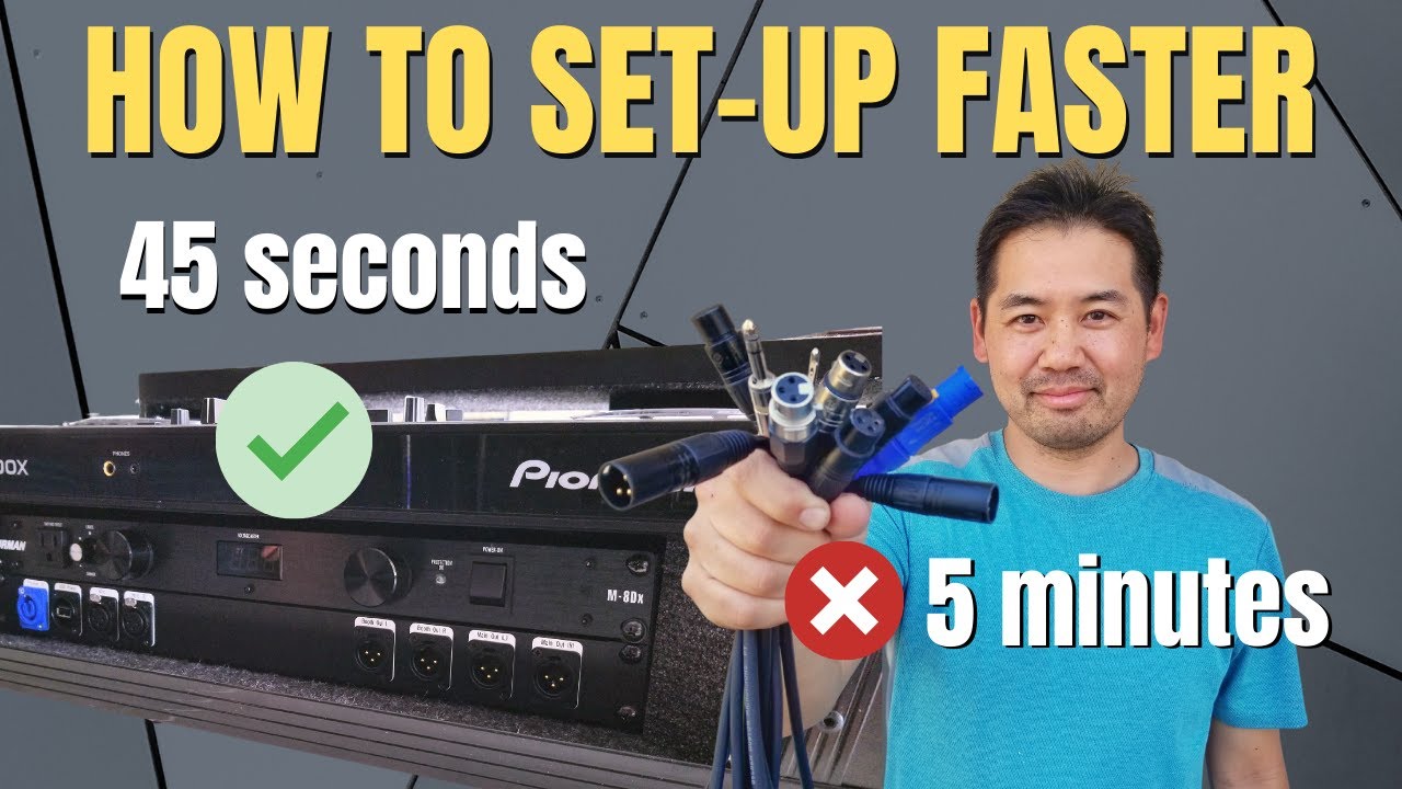 DJ Rack Setup For Pioneer DDJ 1000; Watch How Fast I Set-Up! - YouTube