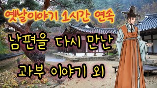 🌙1시간연속 재미난 옛날이야기모음🌙남편을 만난 과부 외.중간광고없음.옛이야기.고전.설화.민담.신화.야담.우리옛이야기.오디오북.잠자리동화.꿀잠동화.어른동화