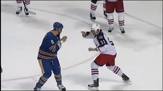 Blue Jackets - Sabres rough stuff 10/27/11