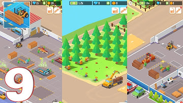 Idle Forest Lumber Inc: Timber Factory Tycoon - Gameplay Walkthrough Part 9 (iOS, Android)