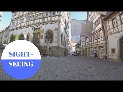 Sightseeing in der Fachwerkstadt Eppingen in GERMANY