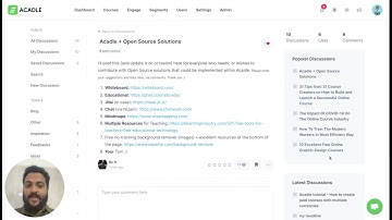 Revamping Community as 