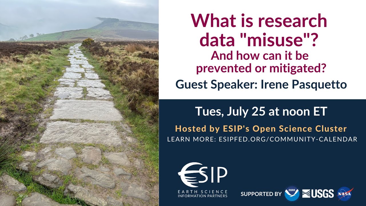 OS Webinar #3: What is research data “misuse”? And how can it be prevented or mitigated?