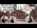 От Крыма до Сибири: Часть 2. Прелести домов из кедра, оптимальная толщина стены, трещины древесины.
