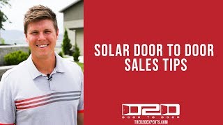 Solar Door To Door Sales Tips | Solar Sales Tips
