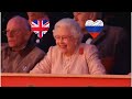 The Queen is enjoying the Russian Cossack Dance Group's stunning performance