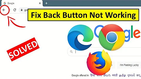 How to Fix Back Button Not Working in Browser