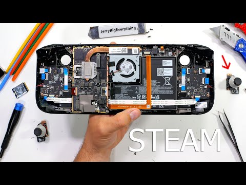 Steam Deck Teardown! - There's a secret inside the track pad...