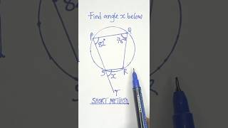 Circle Geometry Short Method on Cyclic Quadrilateral