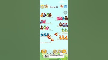 Bird sort color level 46/bird puzzle #game #gamebirds #puzzle #birds #level #solution