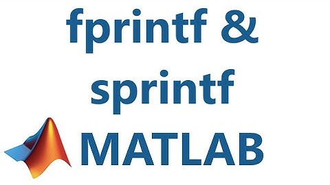Matlab: fprintf and sprintf (and also char at the end)