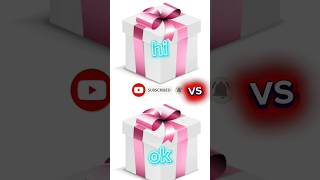 QQQ VS DDD 😍 CHOICE YOUR GIFT BOX 🎁 #shortvideo #vairalshort #trendingshorts #viralvideo