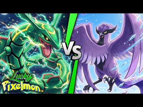 LUCKY PIXELMON | RAYQUAZA vs GALARIAN ARTICUNO in MINECRAFT