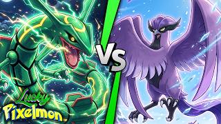 LUCKY PIXELMON | RAYQUAZA vs GALARIAN ARTICUNO no MINECRAFT