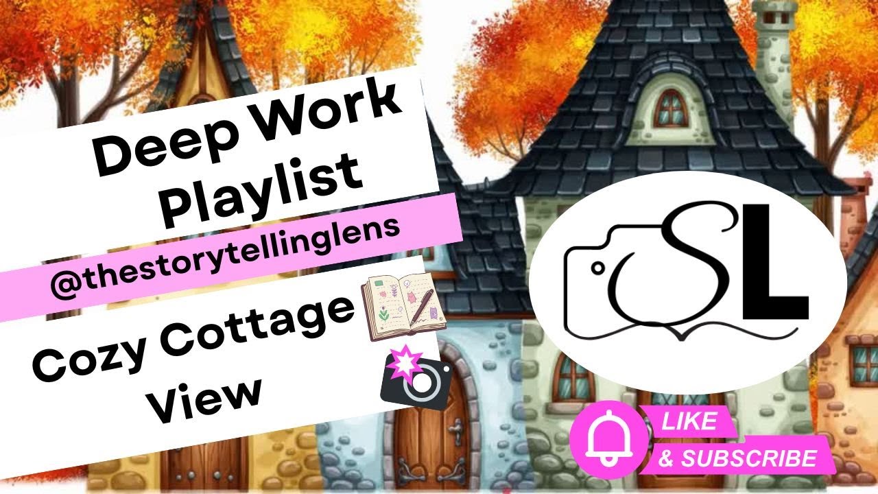 Deep Work Writing Session | Cozy Cottagecore Focus, Lofi Beats & Ambient Rain (60 Minutes)